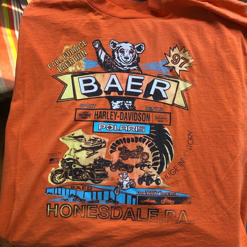 Vintage PA Harley Tee Shirt - Picture 3 of 4